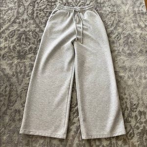 Stradivarius Gray Straight Pants